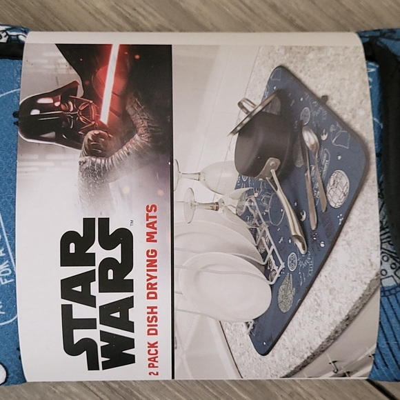 2-Pack - STAR WARS - A New Hope - Princess Leia R2D2 - Kitchen Dish Mat - DISNEY - Picture 6 of 7